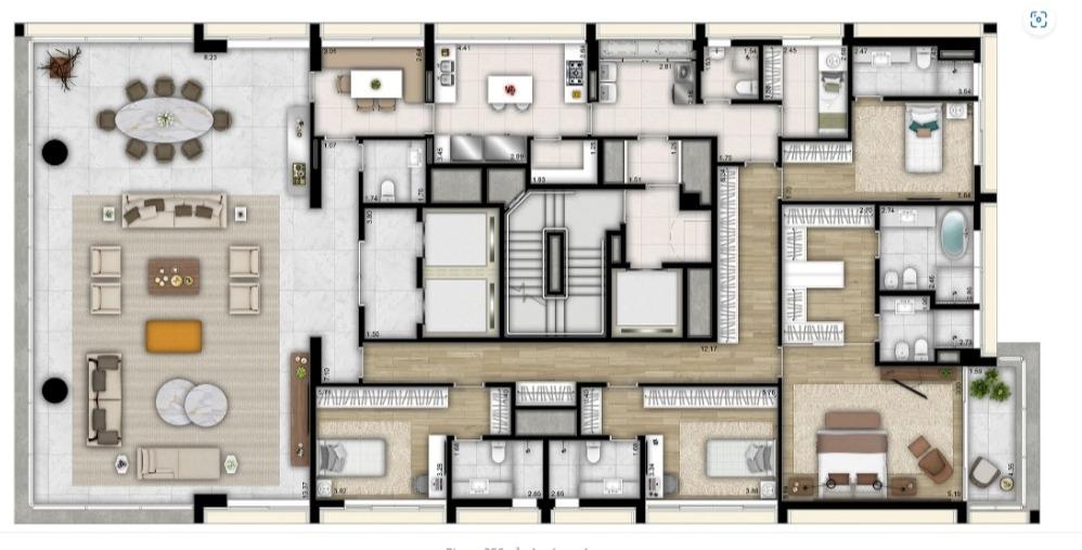 Apartamento, 4 quartos, 358 m² - Foto 39